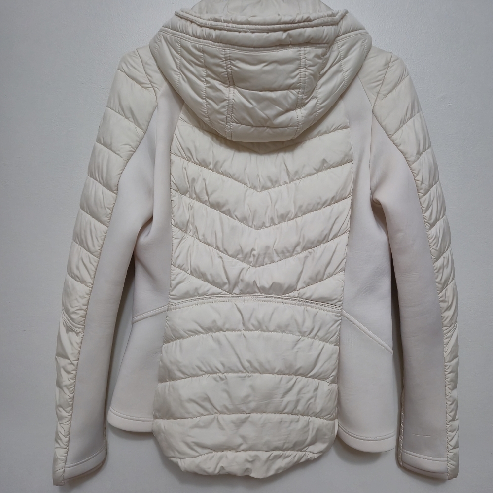Bernardo Performance Women’s EcoPlume Cream Quilted Puffer Jacket – Size Small - Picture 9 of 9